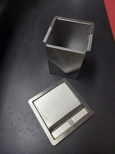 Lixeira Quadrada Pia Cozinha Embutir 4 L 3