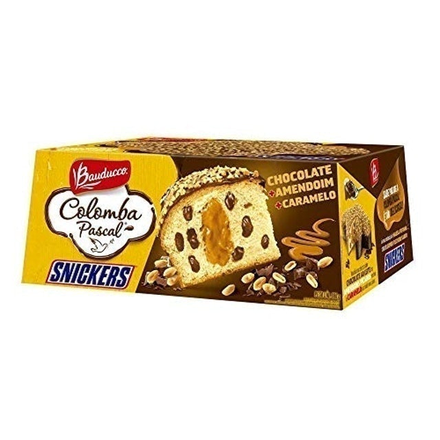 Colomba Bauducco Recheada Sabor Snickers 1