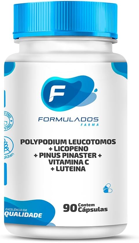Polypodium Leucotomos 300 mg + Licopeno 10 mg + Pinus Pinaster 150 mg + Vitamina C 50 mg + Luteina 10 mg Formulados Farma 1