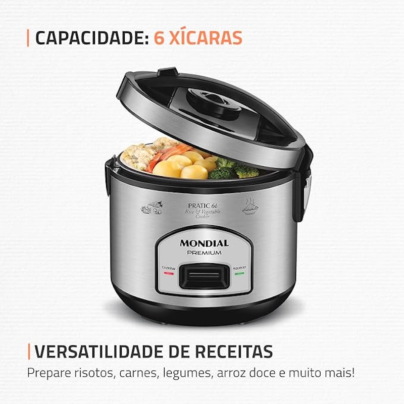 Panela Elétrica Mondial Pratic 6 L 2