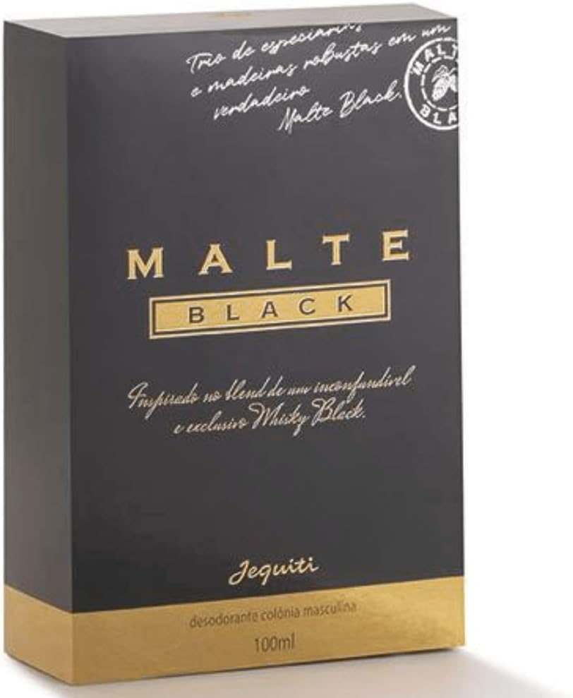 Desodorante Colônia Masculina Malte Black 3
