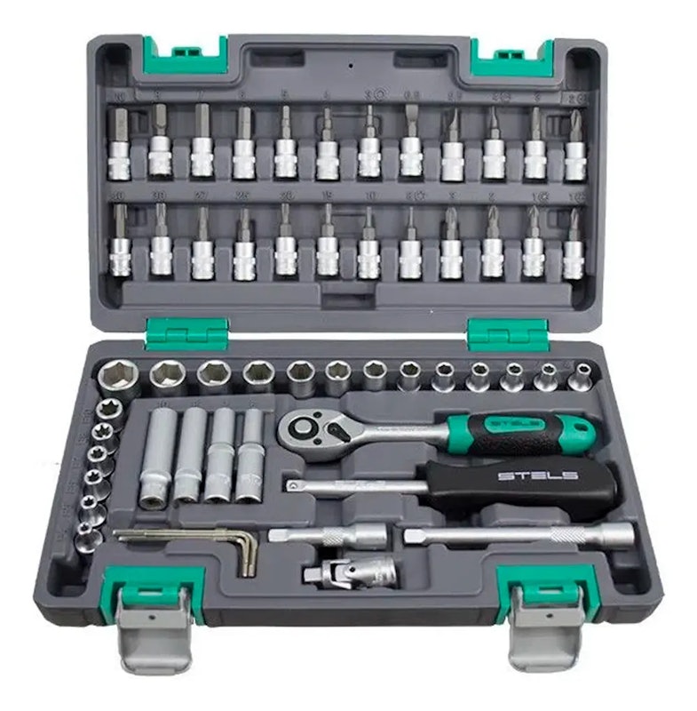 Kit de Ferramenta com Maleta 1/4 CRV 57 Peças Stels 2