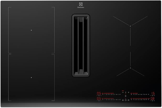 Cooktop de Indução 2 em 1 com Coifa Integrada Electrolux Expert 1