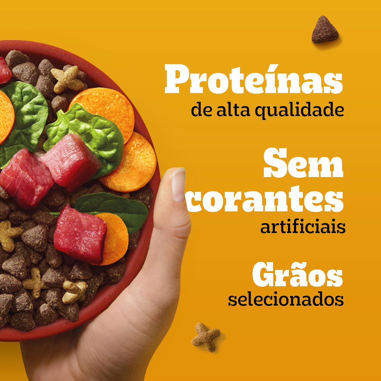 PEDIGREE Ração Seca Adulto Raças Pequenas Sabor Carne e Vegetais 3