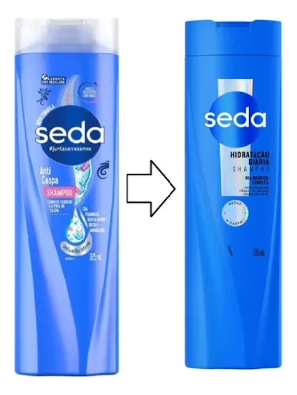 Shampoo Seda Hidratação Diária Anticaspa 2