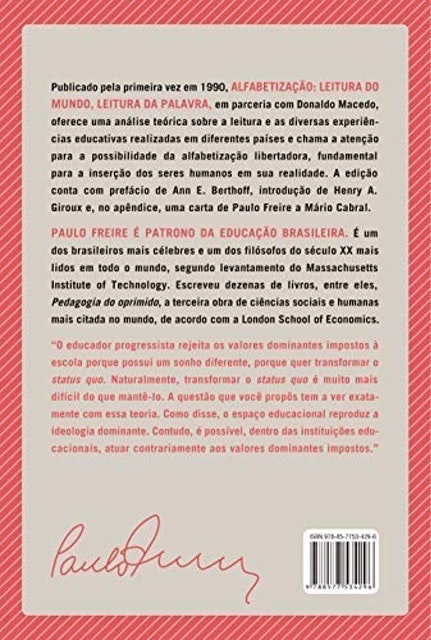 Alfabetização: Leitura do Mundo, Leitura da Palavra 2