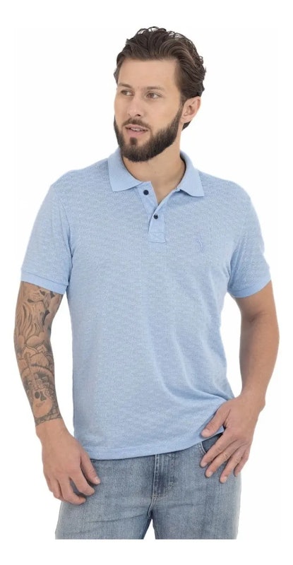 Camisa Polo Tipo Tricot Masculina John Pull 1