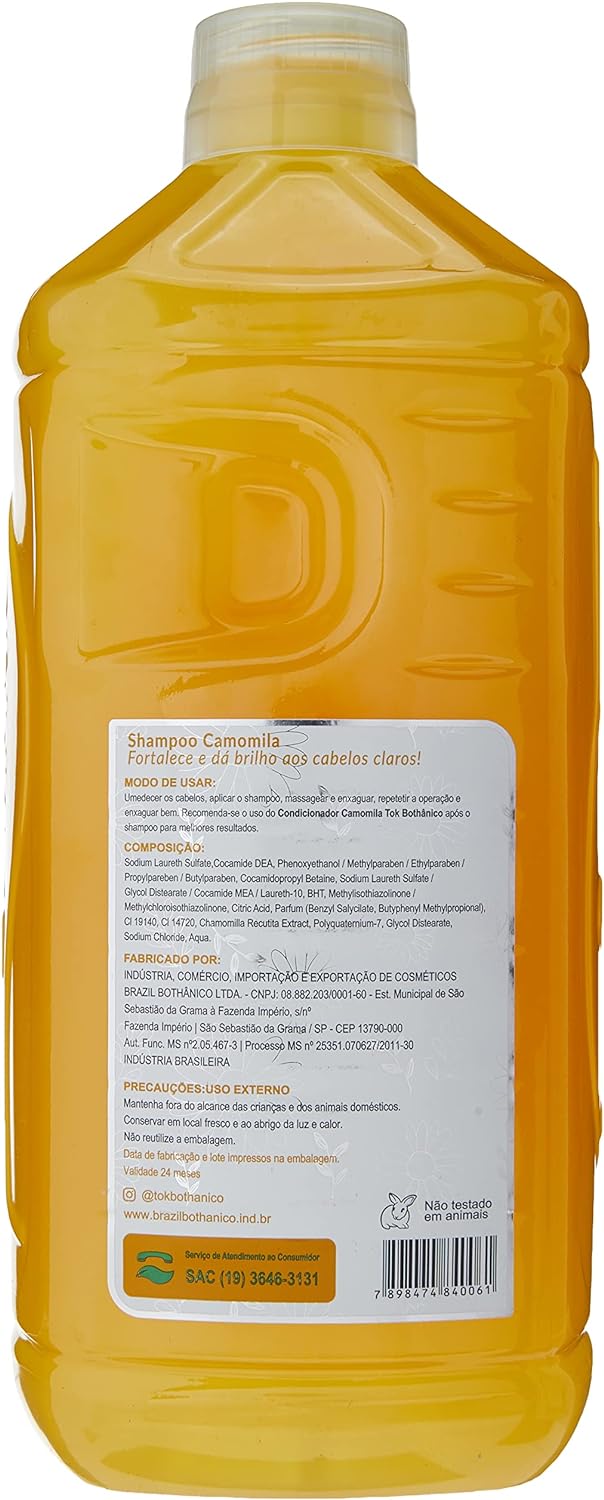 Shampoo Camomila Tok Bothânico 2