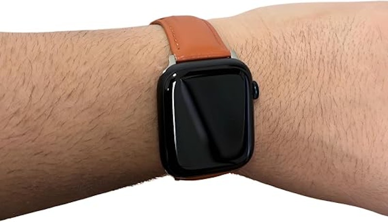 Pulseira Premium de Couro com Fecho Clássico Compatível com Apple Watch 5