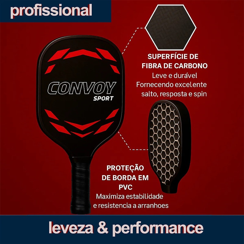 Kit Raquete Pickleball Profissional 2