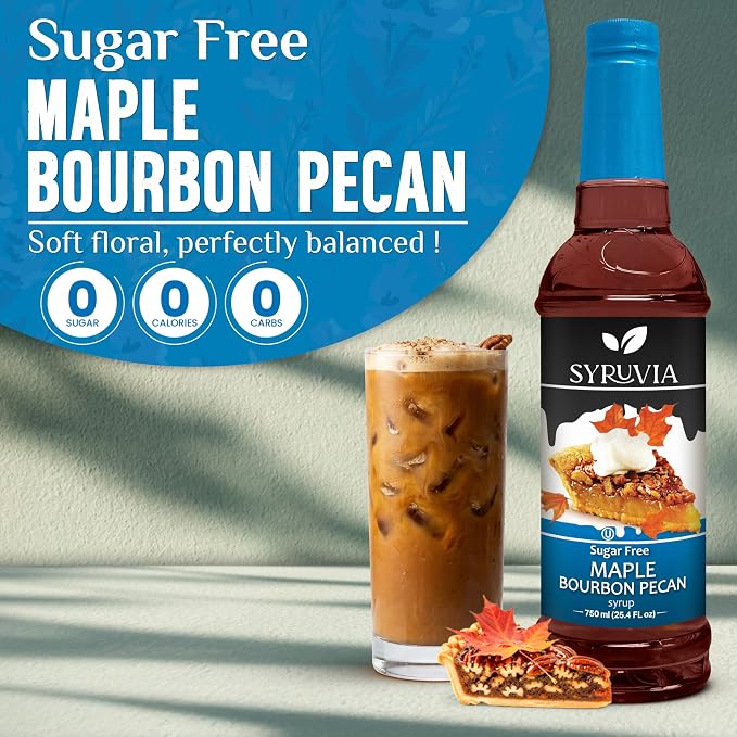 Maple Bourbon Pecan Syrup Sem Açúcar 3