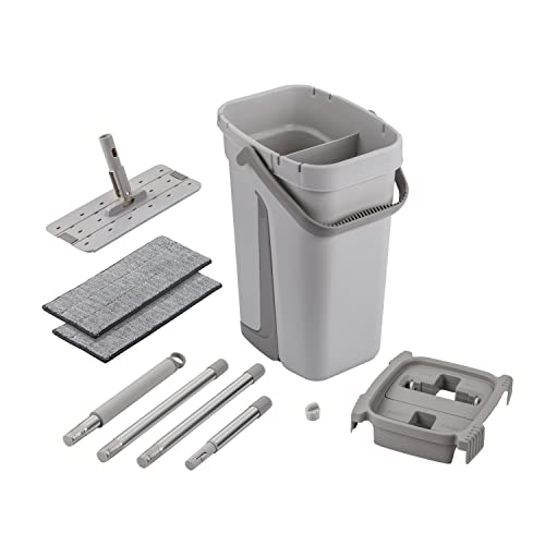 Mop Flat Lava e Seca Menalux com Refil Extra de Microfibra 4