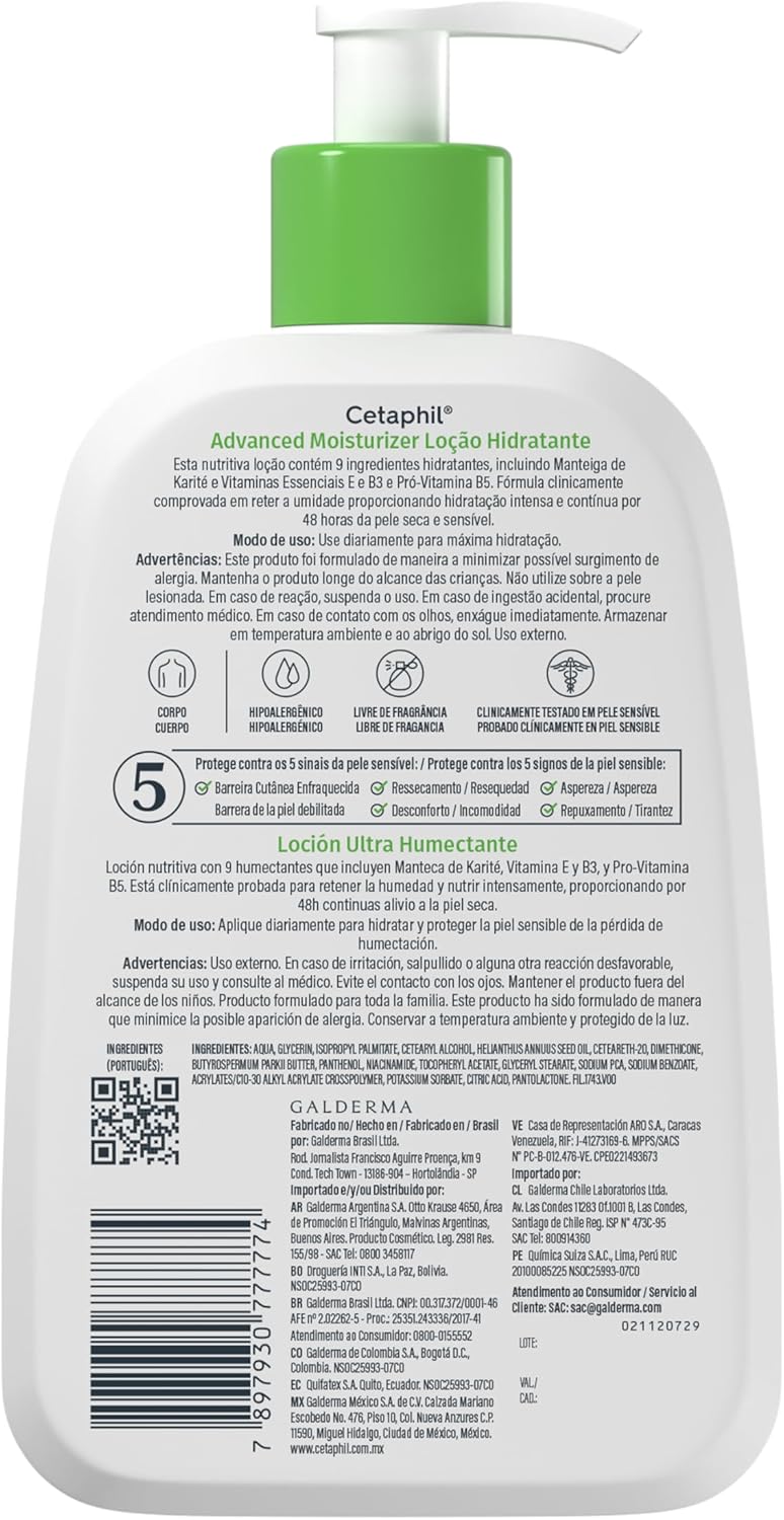 Advanced Moisturizer Loção Hidratante 3