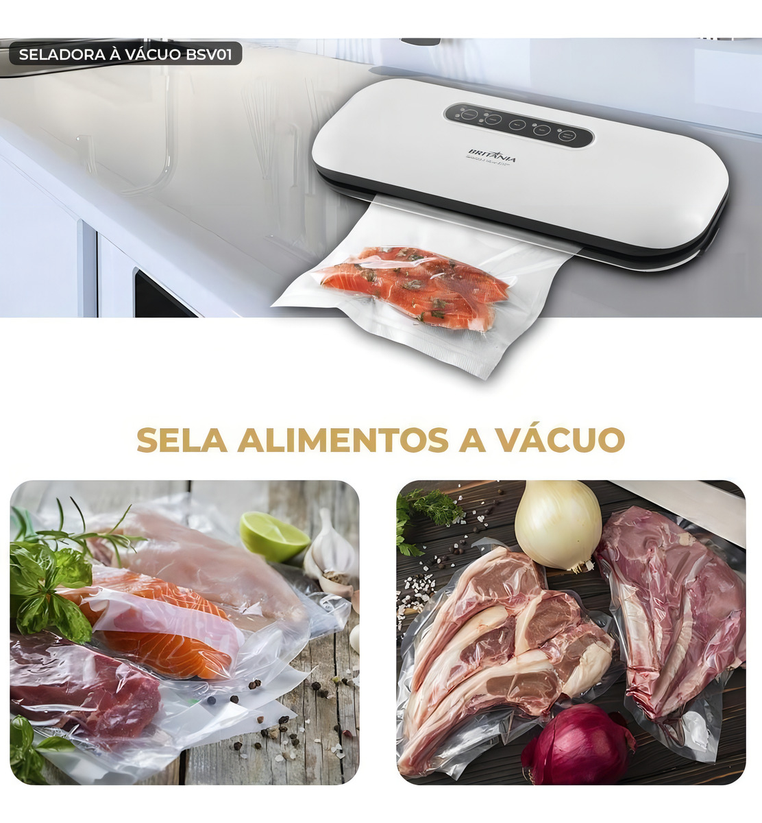 Seladora a Vácuo Britânia BSV01 4