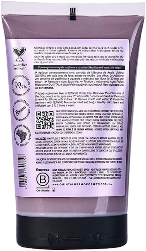 Máscara de Argila Violeta Poros Dilatados Antiporosidade 2.0 2