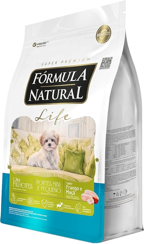 Fórmula Natural Super Premium Life Cães Filhotes Portes Mini e Pequeno Frango e Maçã (15 Kg) 3
