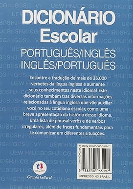 Dicionário Escolar Português/Inglês 2