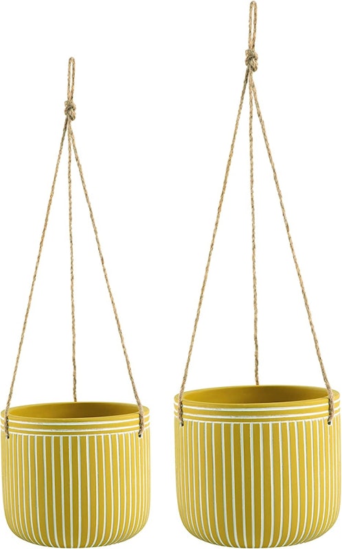 Kit Cachepot Pendente Em Cimento 1