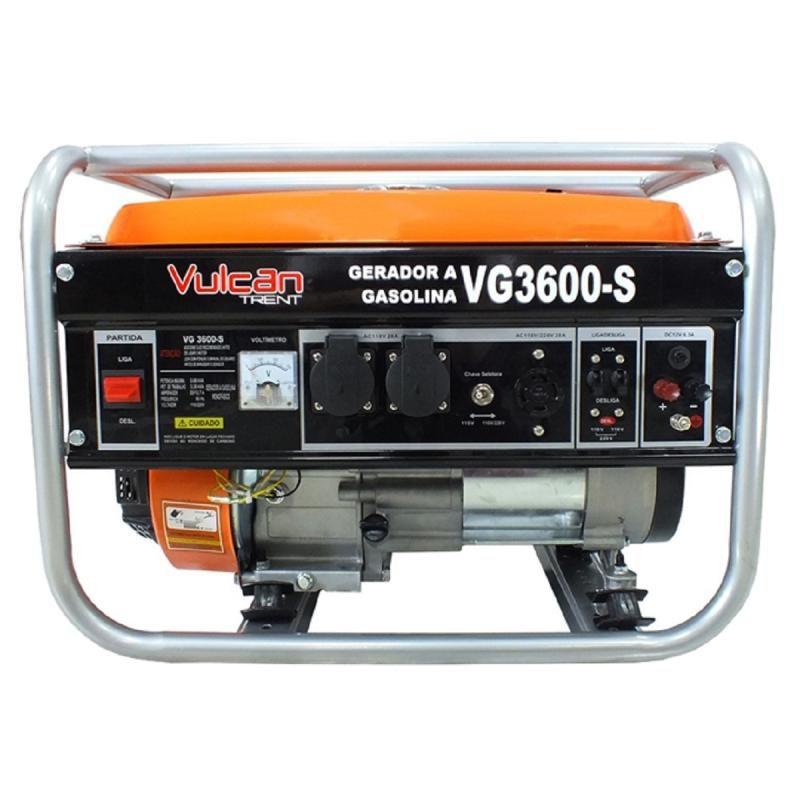 Gerador Gasolina 4T 208cc 7HP 2.9 KVA 2900 W VG3600S 2