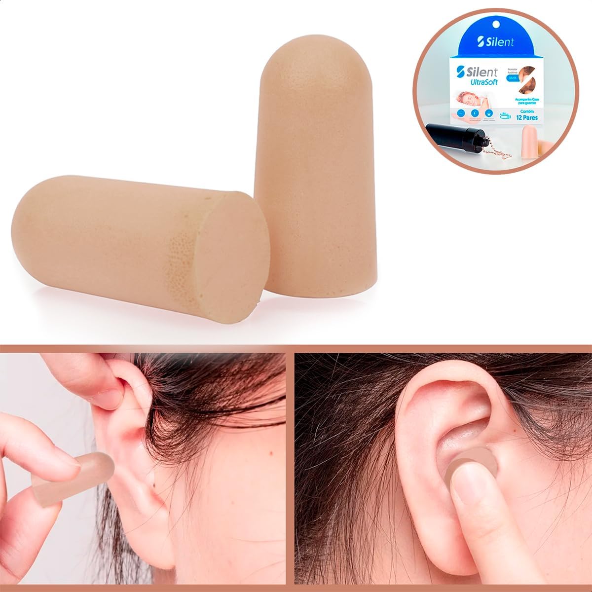 Protetor Auricular Silent Earplug Ultra 2