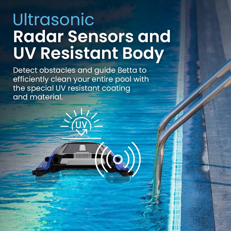 Robô para Limpeza de Piscinas com Energia Solar Betta SE 5