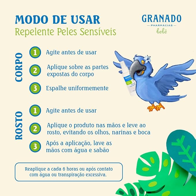 Repelente Longa Duração Bebê Peles Sensíveis 5