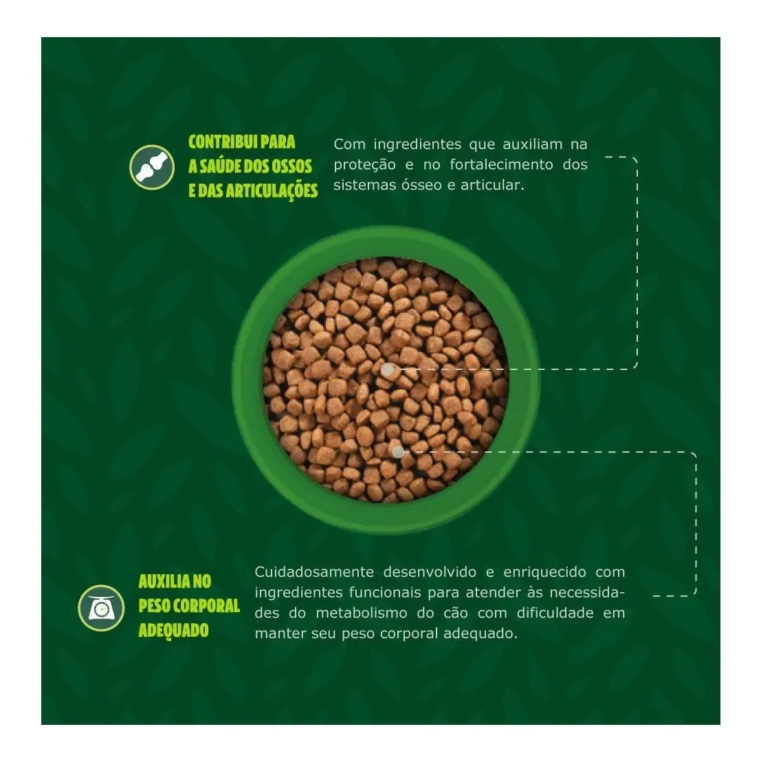 Guabi Natural Cão Adulto Light Médio e Grande Peru e Aveia 2