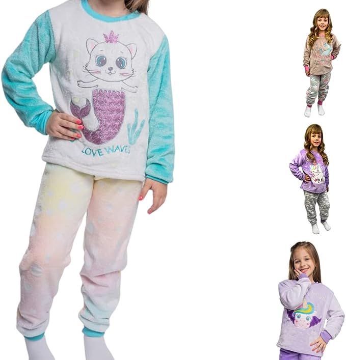 Pijama Inverno Fleece Soft Plush Quentinho 3