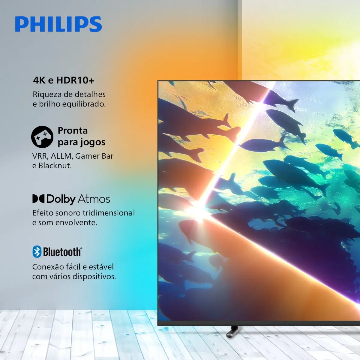 LED TV 4K Ambilight Philips 3