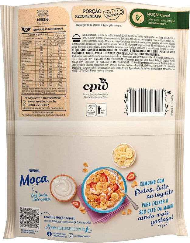 Moça Flakes Cereal Matinal 2