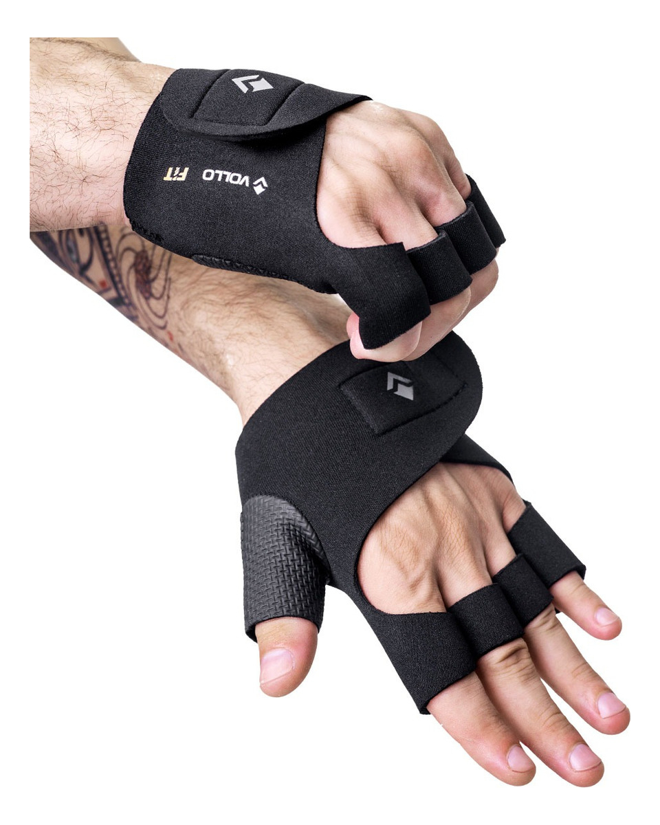 Luva para Treino e Musculação com Polegar Vollo 3