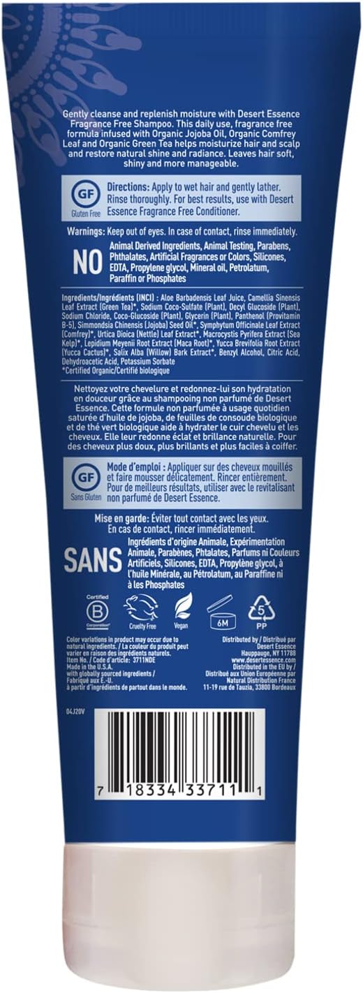 Shampoo Orgânico sem Fragrância 5