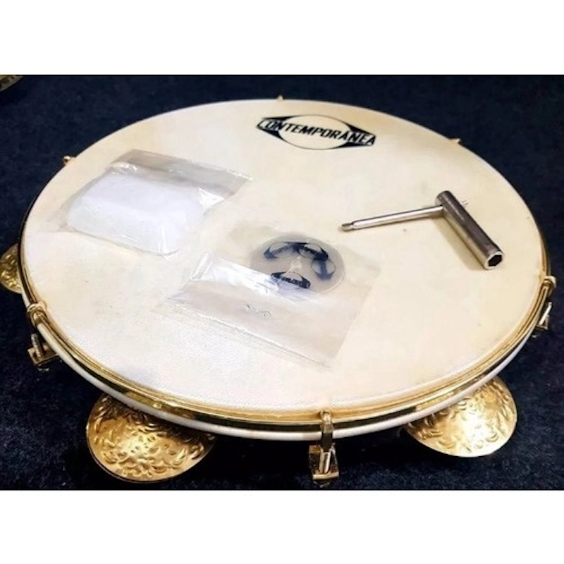 Pandeiro de Couro Léo Rodrigues 10" 1