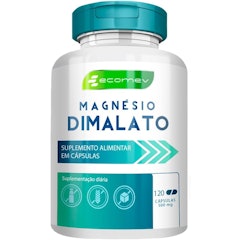 Magnésio Dimalato 500 mg 120 Cápsulas