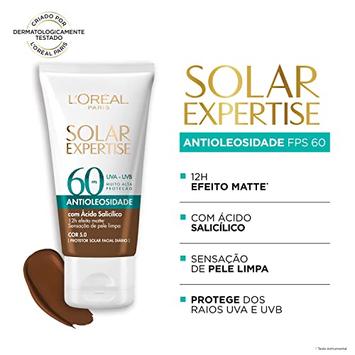 Protetor Solar Facial Antioleosidade Cor 5.0 FPS60 Solar Expertise 2