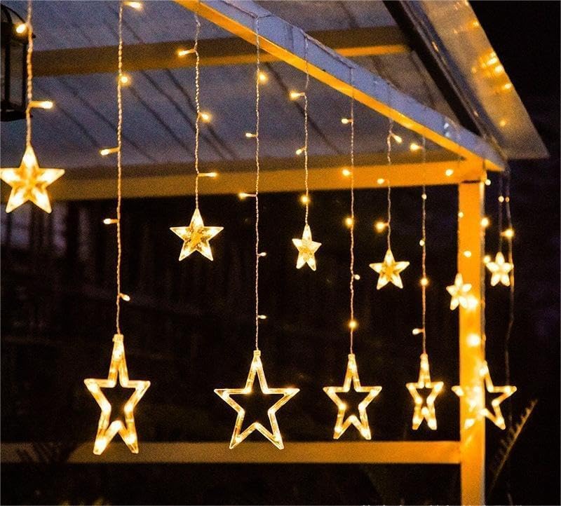 Cascata com 138 LED Formato em Estrela 3