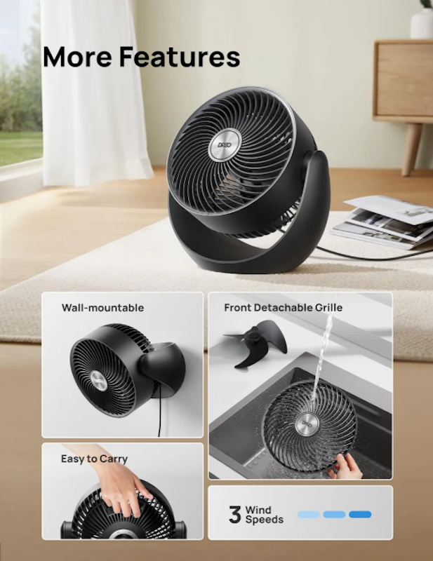Circulador de Ar de Mesa 5