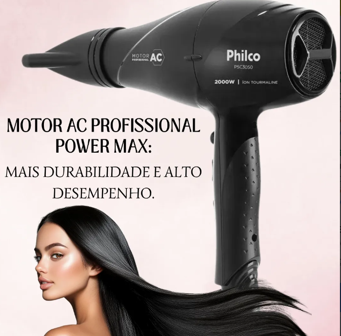 Secador de Cabelo Motor Profissional 5