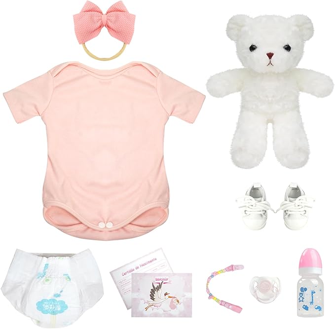Bebê Reborn Boneca Menina Realista 4