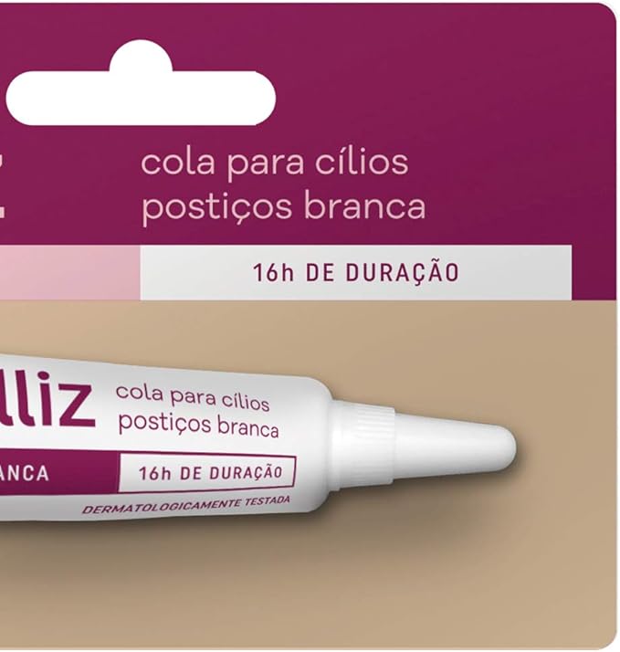 Cola Para Cilios Postiços Belliz Branca 5