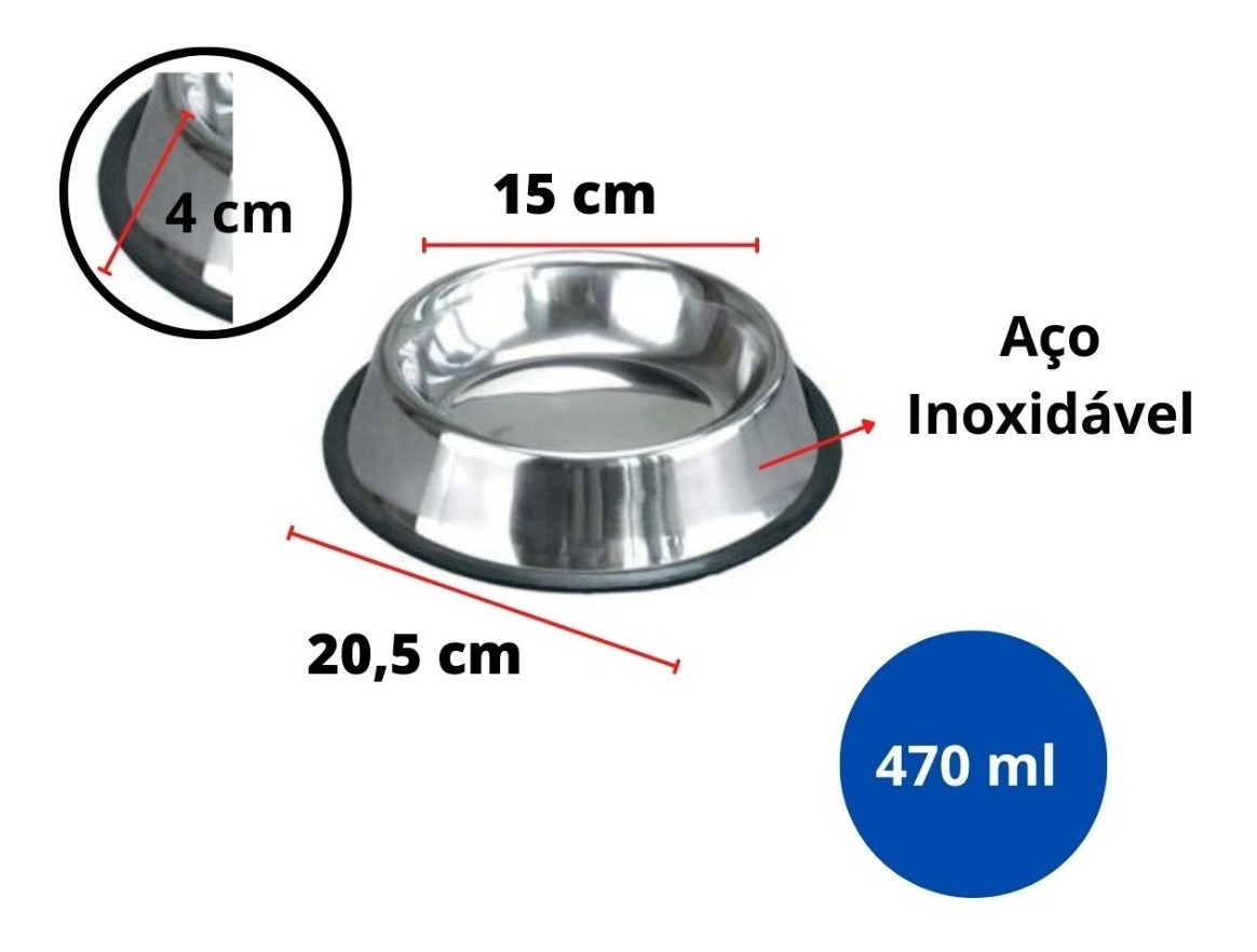 Comedouro Inox 2 2