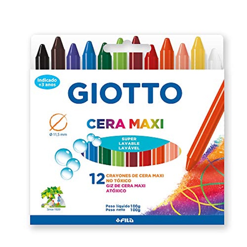 Giz Cera Maxi Estojo 12 Cores 1