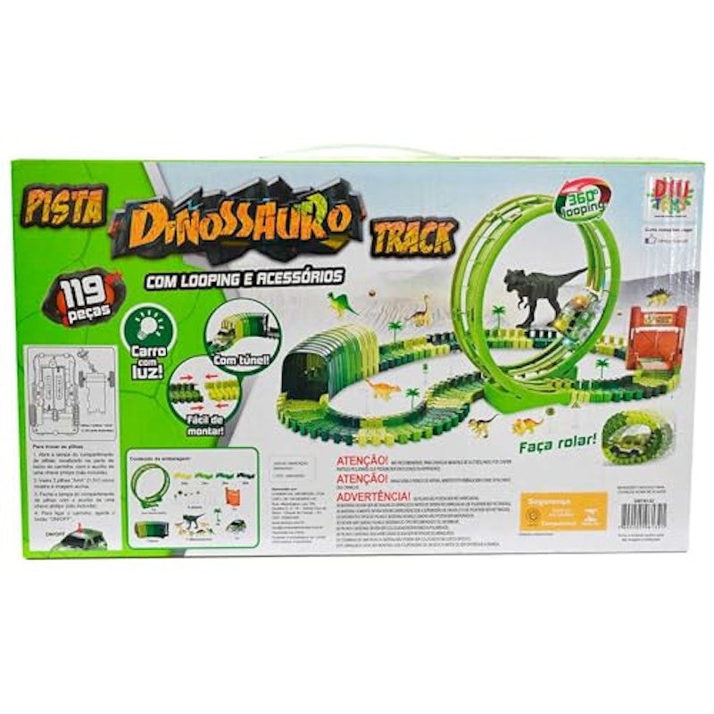 Pista Dinossauro Track com Looping e Acessórios 119 Peças 3