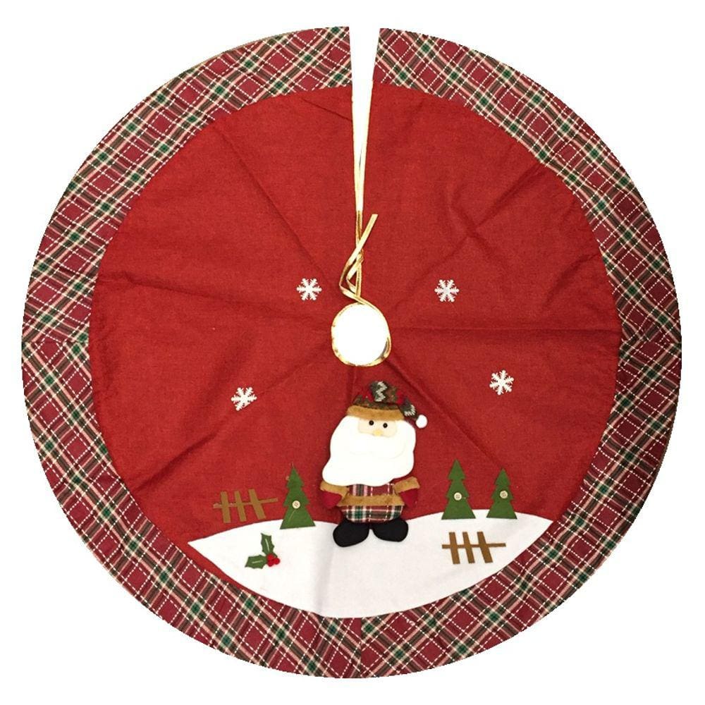 Saia para Árvore de Natal Decorada Premium 1