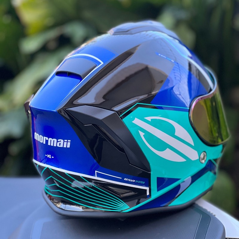 Capacete Fechado Mormaii M1 Tech Azul 5