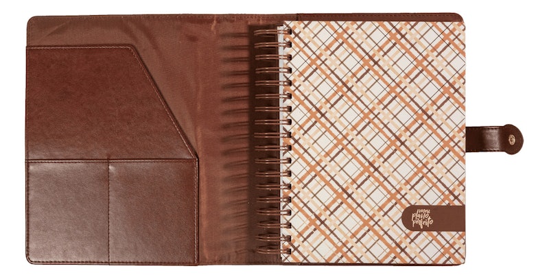 Planner de Couro sem Data Meu Plano Perfeito 5