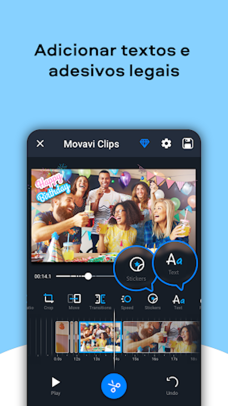Movavi Clips Movie Maker: Edição de Vídeo e Filmes 2
