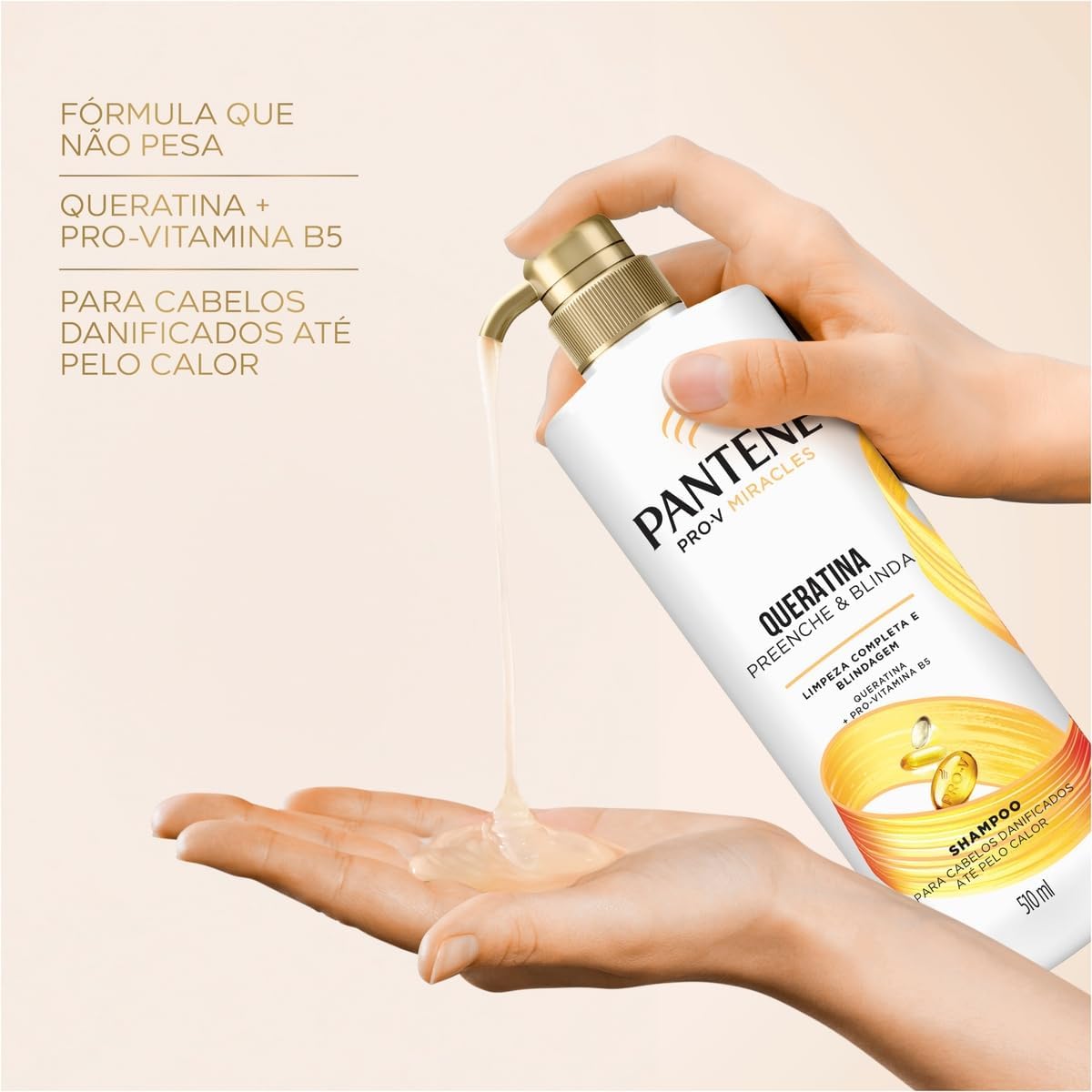 Shampoo Queratina Preenche & Blinda 5