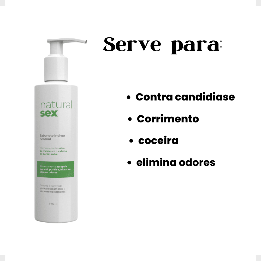 Sabonete Íntimo Líquido Natural Sex 2