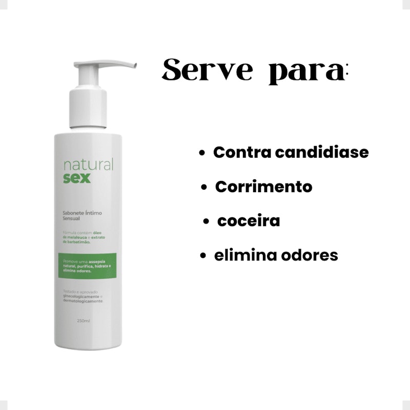 Sabonete Íntimo Líquido Natural Sex 2